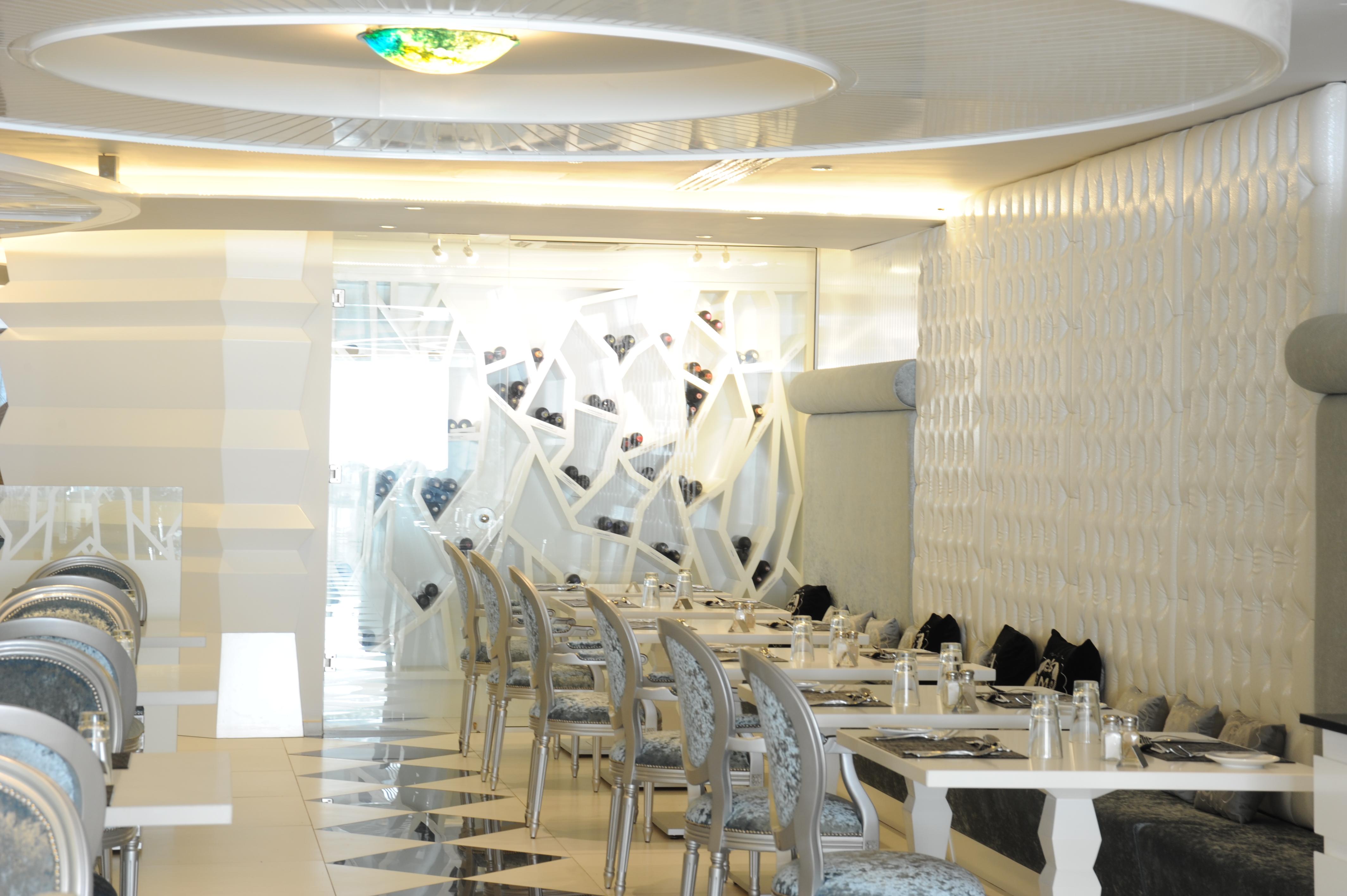 Adams Beach Hotel & Spa (Adults Only) Ayia Napa Esterno foto Interior of the restaurant
