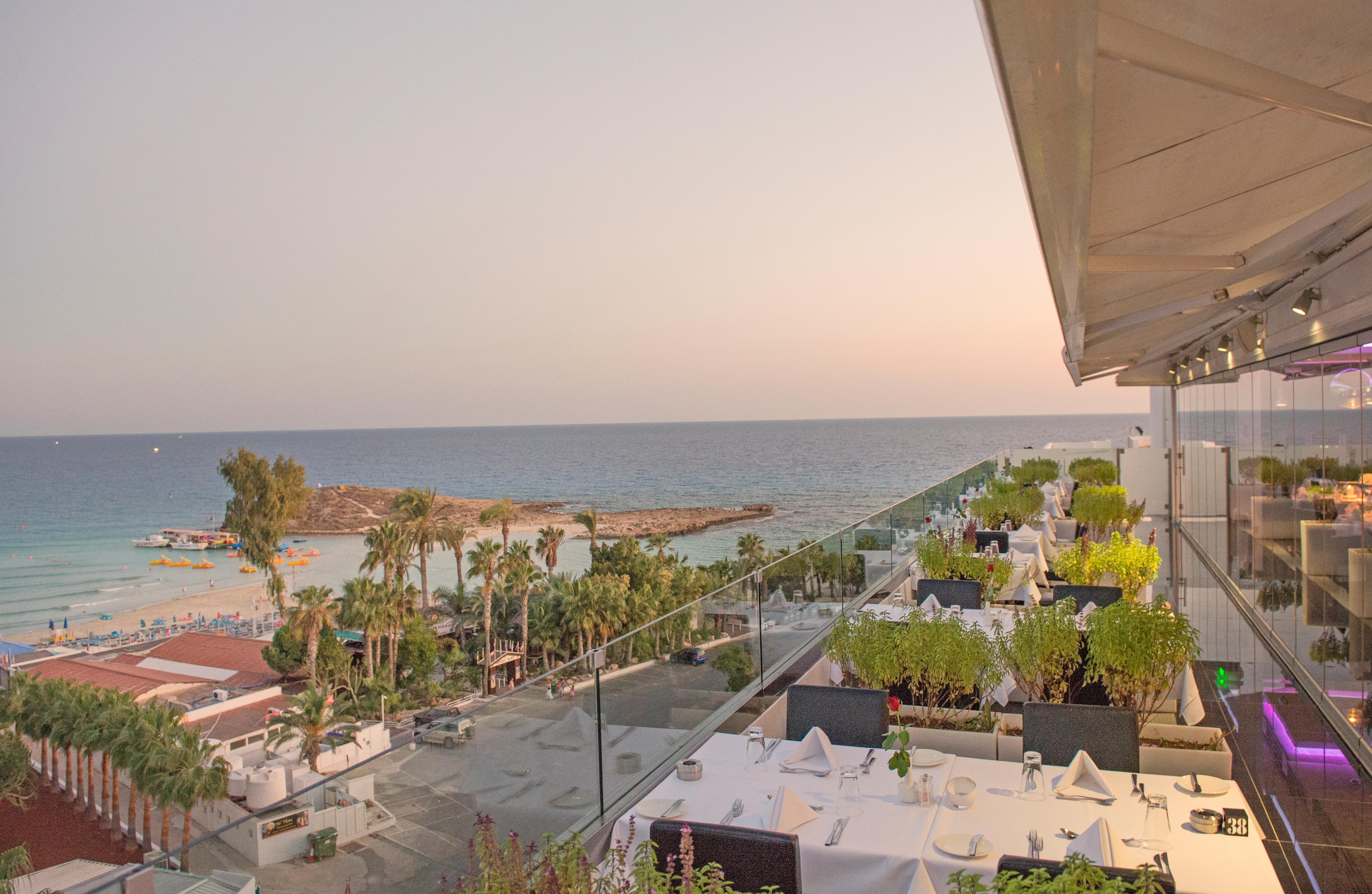 Adams Beach Hotel & Spa (Adults Only) Ayia Napa Esterno foto View of the bay