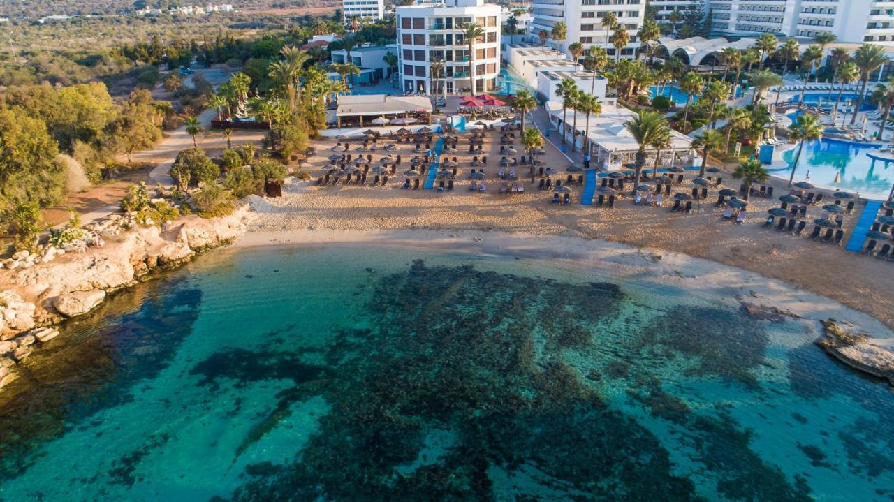 Adams Beach Hotel & Spa (Adults Only) Ayia Napa Esterno foto Aerial view of the bay