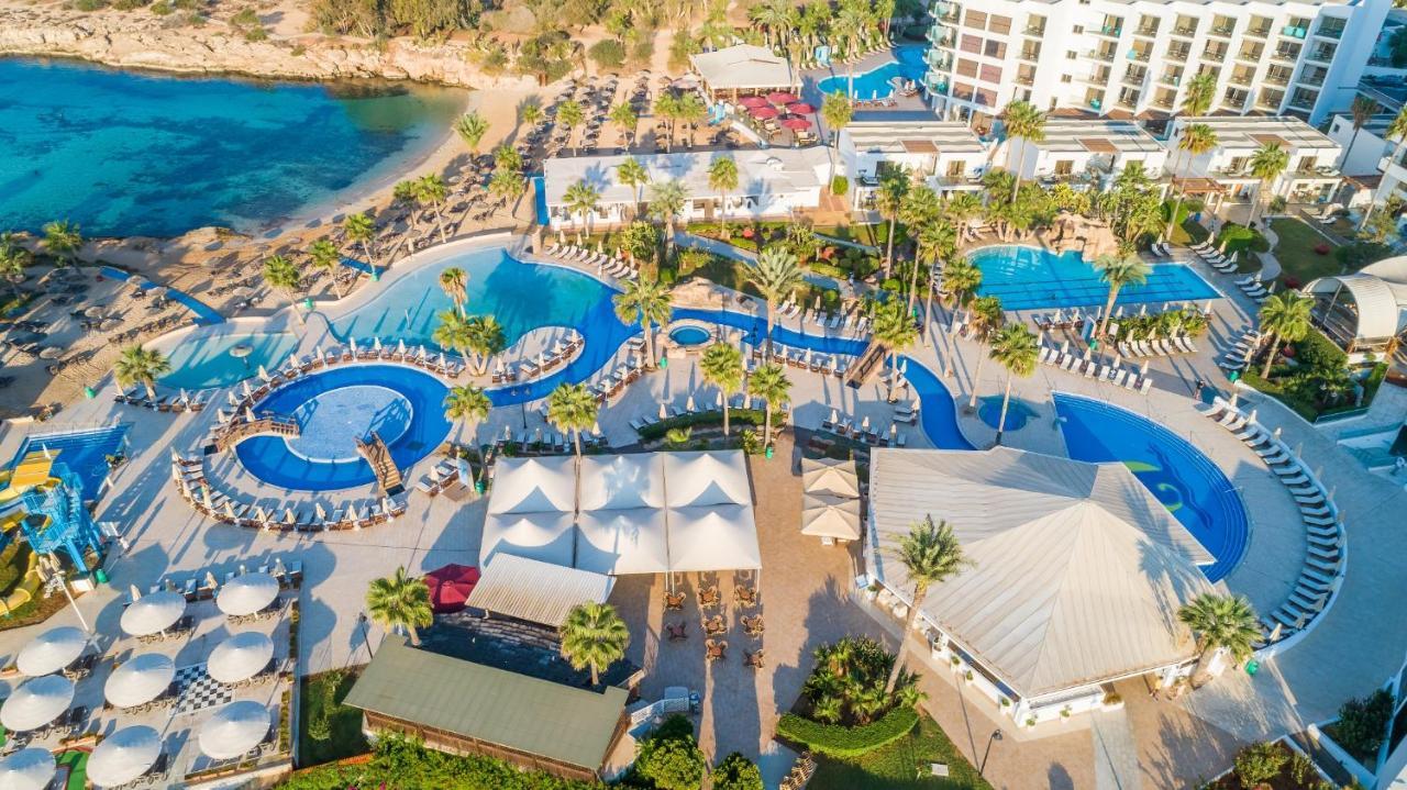 Adams Beach Hotel & Spa (Adults Only) Ayia Napa Esterno foto Aerial view of the resort